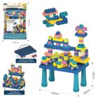 Merkpol, klocki ze stolikiem do układania, 88 elementów