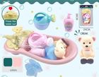 Merkpol, wanienka z akcesoriami, zestaw zabawek do kąpieli