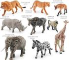 Merkpol, zwierzęta Afryki, zestaw figurek