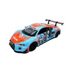 Metal Speed Zone, Audi R8 LMS with wasa, pojazd, model metalowy, niebieski, 1:24