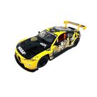 Metal Speed Zone, BMW M4 GT3 with wasa, pojazd, model metalowy, żółty, 1:24