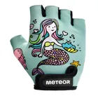 Meteor, Kids, rękawiczki rowerowe, mermaid, rozmiar XS