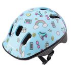 Meteor, KS06, kask ochronny, rainbow, rozmiar 44-48 cm