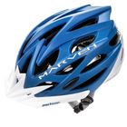 Meteor, Marven, kask rowerowy, rozmiar L, 58-61 cm, niebiesko-biały