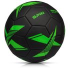Meteor, Spin, piłka nożna, czarno-zielona, rozmiar 5