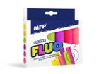 MFP, kreda chodnikowa, owalna, Fluo, 6 kolorów