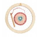 Micki, krosno okrągłe, ramka do tkania, zestaw kreatywny, 21 cm