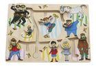 Micki, Puzzle drewniane labirynt edukacyjna Pippi