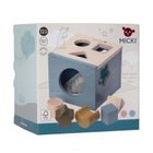 Micki, sorter drewniany, niebieski