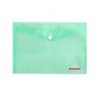 Micro, teczka kopertowa na zatrzask, A4, przeźroczysta, zielona, 1 szt.