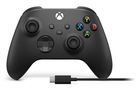 Microsoft, Xbox Serie, kontroler bezprzewodowy, Black+USB-C