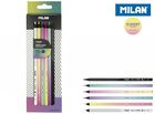 Milan, Big Lead Sunset, kredki ołówkowe, okrągłe, 6 kolorów