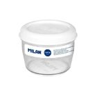 Milan, lunchbox, okrągły, biały, 0,5l