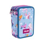 Milan, piórnik rozkładany, potrójny, z wyposażeniem, Roller