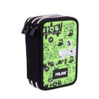 Milan, piórnik rozkładany, potrójny, z wyposażeniem, Tandem