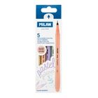 Milan, Sway, cienkopis, pastel, fineriner, 0,4 mm, 5 szt.