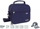 Milan, torba termiczna na żywność z 3 pojemnikami na lunch, granatowa, 3,5l