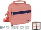 Milan, torba termiczna z 3 pojemnikami na lunch, różowa, 3,5l