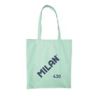 Milan, Tote Bag, torba bawełniana na ramię, zielona
