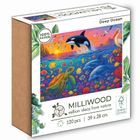 Milliwood, Głębia Oceanu, puzzle drewniane, 120 elementów