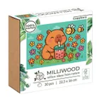 Milliwood, Kapibara, puzzle drewniane, 30 elementów