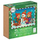 Milliwood, Wesoły Bałwanek, puzzle drewniane, 30 elementów