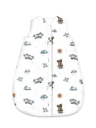 MimiNu, Avi, Misie, śpiworek bawełniany, błękit, letni, TOG 0.5, 3-12m