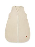 MimiNu, Avi, muślinowy śpiworek na suwak, ciepły beż, letni, TOG 0.5, 3-12m
