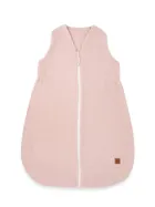 MimiNu, Avi, muślinowy śpiworek na suwak, pudrowy róż, letni, TOG 0.5, rozmiar 74cm, 3-12m