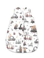 MimiNu, Avi, Samochodziki Szare, śpiworek, letni, TOG 0.5, 3-12m