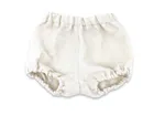 MimiNu, Bloomersy, muślinowe majtki na pieluchę, śmietanka, rozmiar S, 0-1 l.
