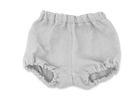 MimiNu, Bloomersy, muślinowe majtki na pieluchę, szary, rozmiar M, 1-4 l.