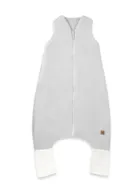 MimiNu, całoroczny śpiworek z nogawkami, muślin, szary, TOG 2-2.5, rozmiar M, 2-6 l