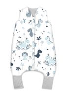 MimiNu, Dino, śpiworek do spania z nogawkami, granat, letni, TOG 0.5, rozmiar S, 1-2.5 l