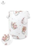 MimiNu, Lili, worek na zabawki, pudrowy róż