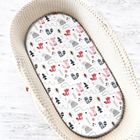 MimiNu, Lisek, prześcieradło do kołyski, 40-90 cm