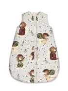 MimiNu, Miś na Księżycu, Avi, śpiworek do spania na suwak, bawełna, całoroczny, TOG 1.5-1.75, beż, 74 cm