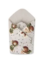 MimiNu, Miś na Księżycu, rożek niemowlęcy, beż, 75-75 cm