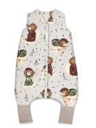 MimiNu, Miś na Księżycu, śpiworek do spania z nogawkami, letni, TOG 0.5, rozmiar S, 1-2.5 l