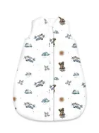 MimiNu, Misie, Avi, śpiworek do spania na suwak bawełna, całoroczny, TOG 1.5-1.75, błękit, 74 cm