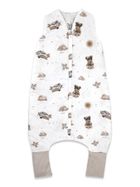 MimiNu, Misie, śpiworek do spania z nogawkami, beż, letni, TOG 0.5, rozmiar M, 2-6 l