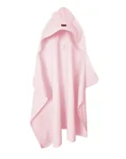 MimiNu, okrycie kąpielowe z kapturkiem, termofrotte, róż, 85-120 cm