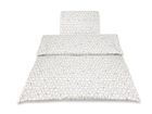 MimiNu, Petals Azure, 2-częściowy komplet pościeli bawełnianej, 100-135 cm