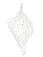 MimiNu, pielucha muślinowa, otulacz, listki beż, 120-120 cm