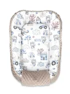 MimiNu, Piloci błękit, kokon niemowlęcy, 55-75, minky