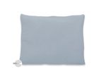 MimiNu, poduszka z poszewką na suwak, muślin, jeans, 40-30 cm