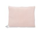 MimiNu, poduszka z poszewką na suwak, muślin, pudrowy róż, 40-30 cm