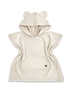 MimiNu, ponczo kąpielowe, bambus, beż, 4-7 lat, rozmiar M, 56-63 cm