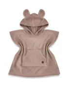 MimiNu, ponczo kąpielowe, bambus, mokka, 1-4 lata, rozmiar S, 49-51 cm