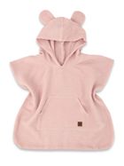 MimiNu, ponczo plażowe, szybkoschnące, rozmiar 4-7, muślin, pudrowy róż